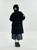 蒙口中长款男女情侣款派克羽绒服鹅绒外套 商品缩略图1