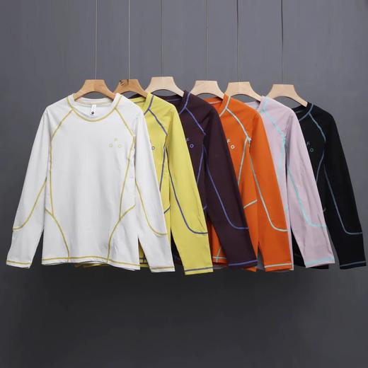 玉米格抓绒吸湿速干抗静电保暖户外长袖 商品图0