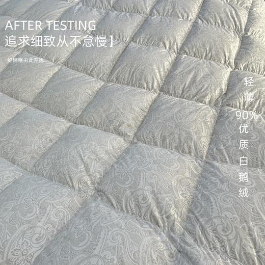 绝了！太暖和，轻如云朵！【西伯利亚进口白鹅绒】恒源祥 高端静音鹅绒被 精选腹部大朵绒 立体填充 被面静音 1件充绒量相当于8件羽绒服 抵御西伯利亚的严寒（单被子，送礼袋） 商品图12