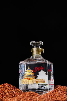 【自营】京忠首都印象原浆酒纯粮清香型白酒北京原产地 三斤大印 52度 1500mL 4瓶