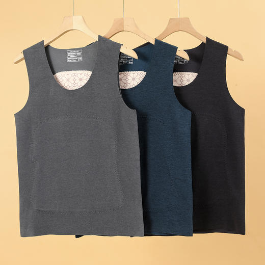 【99元2件】男丨男士冬季保暖背心蓄热纤维背心冬季打底男背心【FL25605】 商品图1