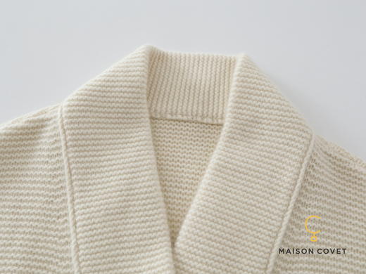 MAISON COVET 纯山羊绒翻领开衫外套 商品图3