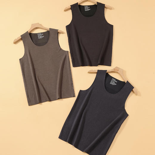 【99元2件】男丨男士冬季保暖背心打底背心男保暖【FL25603】 商品图0