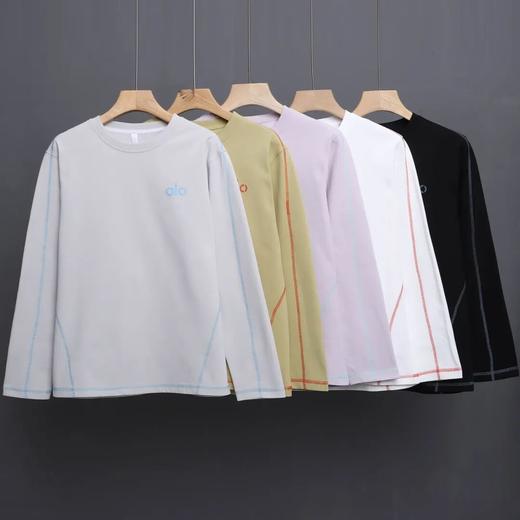 空气层底抓毛锁温长袖T恤 商品图0