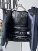 蒙口鹅绒黑武士情侣款奢潮冬季加厚保暖羽绒服 商品缩略图5