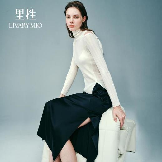 里性 LIVARY MIO 至简-ultrasimple直筒半身裙开叉下摆 商品图1
