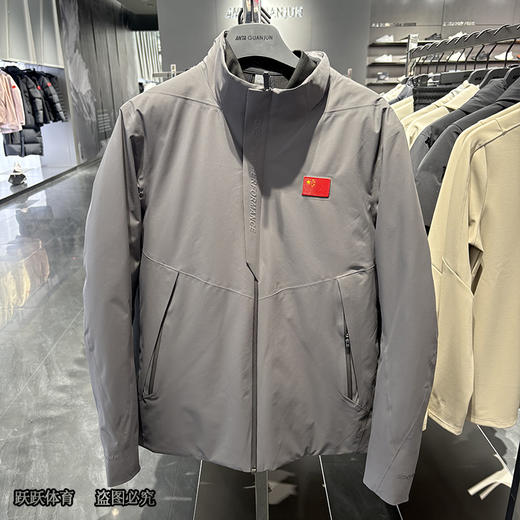 安踏冠军全天候系列男装冬防泼水梭织轻薄羽绒保暖外套152440610 商品图0