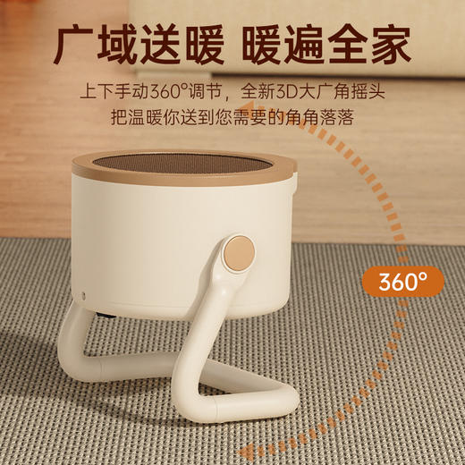新款桌面暖风机 立式取暖器 小型家用办公电暖器 宿舍取暖机暖脚器 商品图1