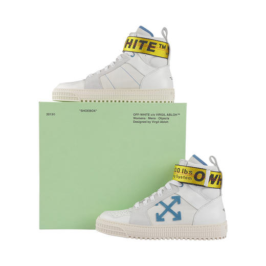 【超惠秒】OFF WHITE  男女通款 做旧系带中帮真皮百搭休闲鞋12487 商品图1