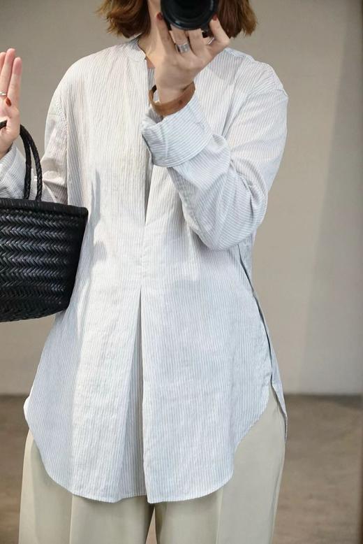 Studio nicholson倒褶开衩衬衣 商品图11