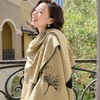 西子/银杏披肩双面穿银杏叶提花百搭优雅百搭披肩/PJBH2385 商品缩略图3