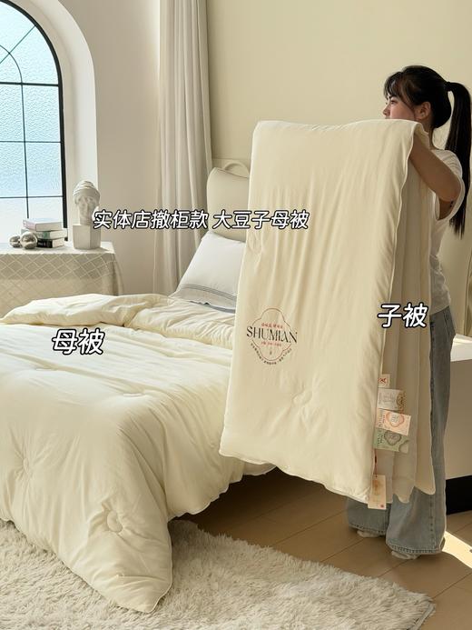 秋冬大豆子母被 柔软保暖四季可用被芯 商品图0