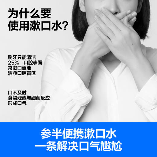 【爆品任选专区】参半多酚绿茶便携漱口水12条装 商品图1