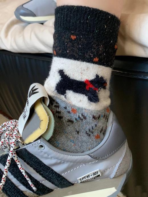 秋冬搭配❗️费尔岛围脖小狗袜 商品图7