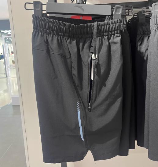 安踏正品运动男装2025夏新款跑步薄款速干梭织五分短裤152535501R 商品图1