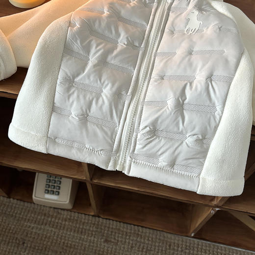 【YW】无忧购（拍大一码）儿童防寒奥粒绒拼接棉服韩版百搭保暖外套（截单后3-5天发货) 商品图4