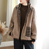 A8639-1 2025年冬季新款加绒加厚双面穿洋气休闲百搭显瘦减龄棉服时尚外套 商品缩略图2