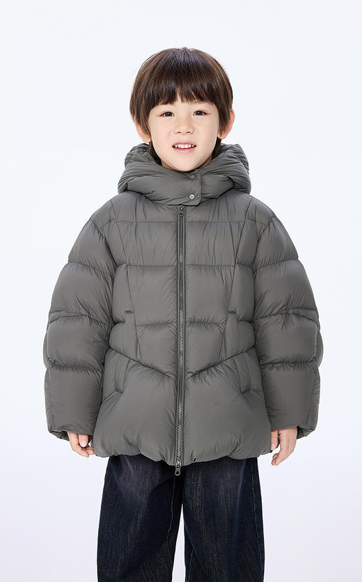 jnby  25年冬款  中长款羽绒服  1P0C11340 商品图3