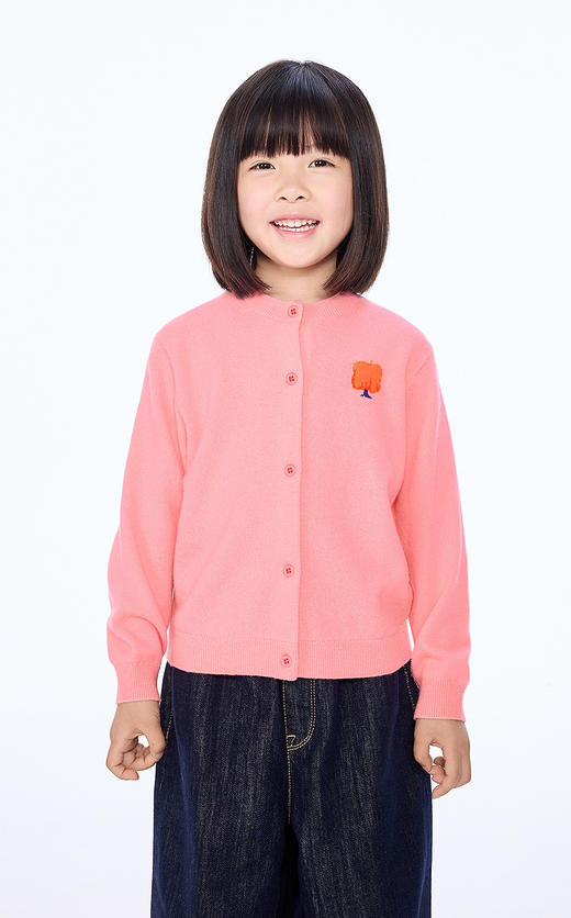 jnby   25年冬款   短款开襟羊绒衫  1P0311080 商品图6