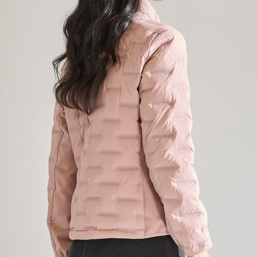 「高货sh」全新升级【铂金会员293/天猫399/差价106】(93905)洛诗琳轻薄90白鸭绒羽绒服2025冬季宽松压胶立领保暖外套 商品图4