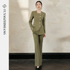 【定制款】秀场高定轻通勤羊毛西装套装女微喇裤【不支持退换】 商品缩略图1