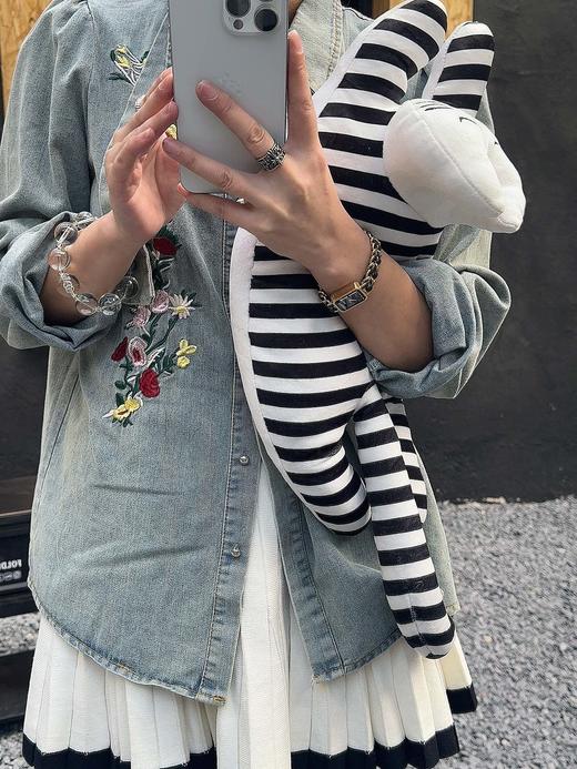 纯原出口亚马逊原单条纹小懒猫 商品图11