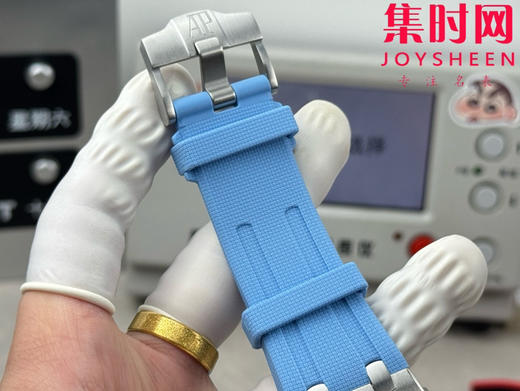 AP爱彼 OMF皇家橡树离岸计时系列 皇家橡树26238 蒂芙尼蓝 男士腕表 12点位小秒盘，表盘尺寸是热门的42mm表径 商品图8