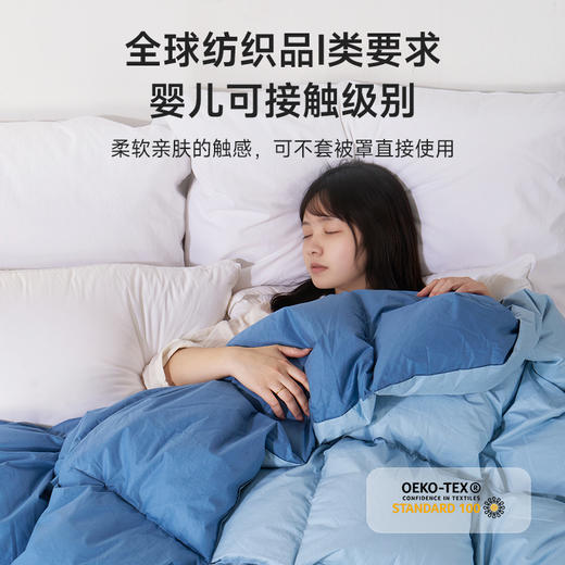 伽罗 JALO 40支 650+蓬松度可水洗鹅绒被 商品图3