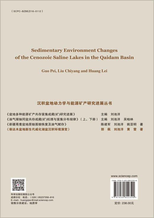 柴达木盆地新生代咸化湖盆沉积环境演变 商品图1