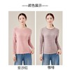 FF竹纤维女士时尚圆领条纹打底衫3618 商品缩略图2