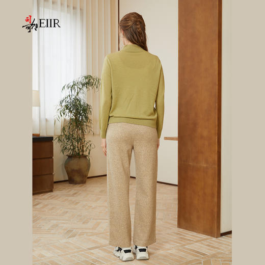 司歌弹力抽绳微喇裤长裤冬女D92G135 商品图3