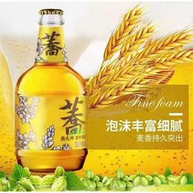 燕大师450ml 10度苦荞啤酒【一箱请拍12瓶】