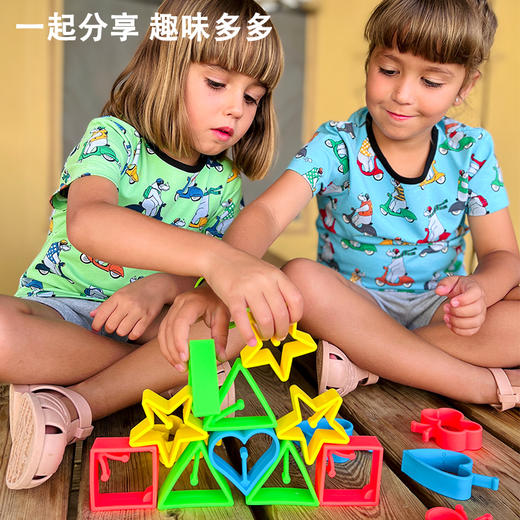 【独家亏本清仓 总代仓库关闭 注：不退不换，慎拍】西班牙dena 宝宝牙胶叠叠圈叠叠杯铂金硅胶积木 商品图12