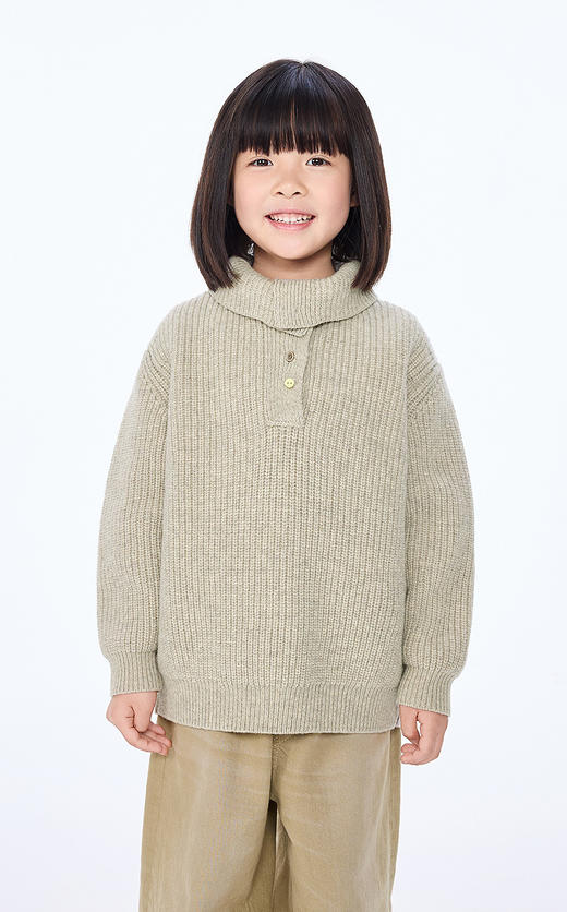 jnby  25年冬款  长袖套头毛衫  1P0313180 商品图6