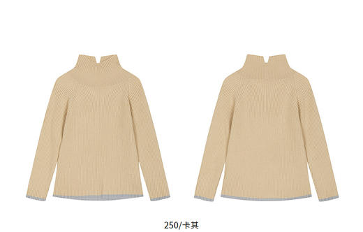 jnby  25年冬款  长袖套头毛衫  1P0310050 商品图8