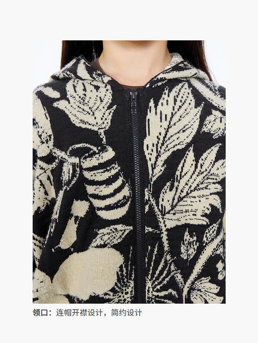 jnby  25年冬款  中长款开襟毛衫  1P0311970 商品图6