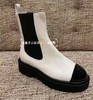 万能战靴  香nn厚底切尔西短靴 超轻拼色短靴 厚底短靴 显瘦拉腿靴 商品缩略图1