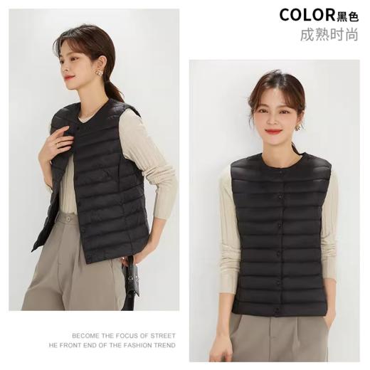 【羽绒马甲】优质羽绒 时尚轻薄 内搭外穿 多色可选 商品图3