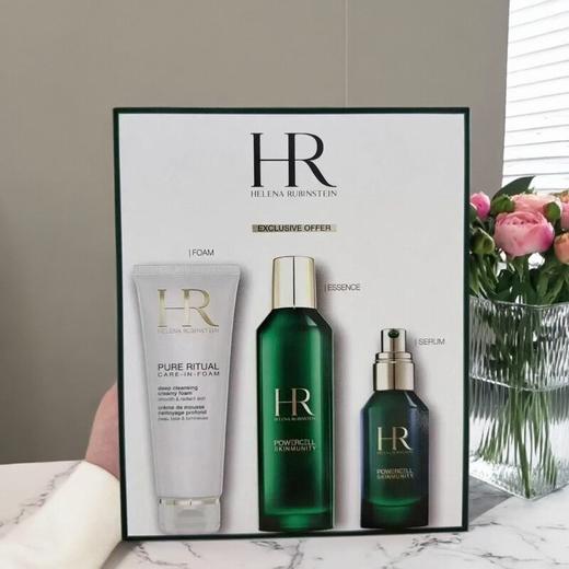 【双十一礼盒款】HR赫莲娜绿宝瓶新款三件套（绿宝瓶洁面125ml+绿宝瓶新肌水 200ml+绿宝瓶精华50ml）配礼袋 商品图0