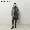 NEELLY纳俪商场同款冬新款宽松休闲长款羽绒服女90白鸭绒保暖外套N25103L01071 商品缩略图0