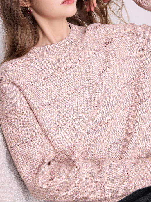 【百图lulu定制】【香风针织衫】软糯细腻 香风编织 套头毛衣 商品图4