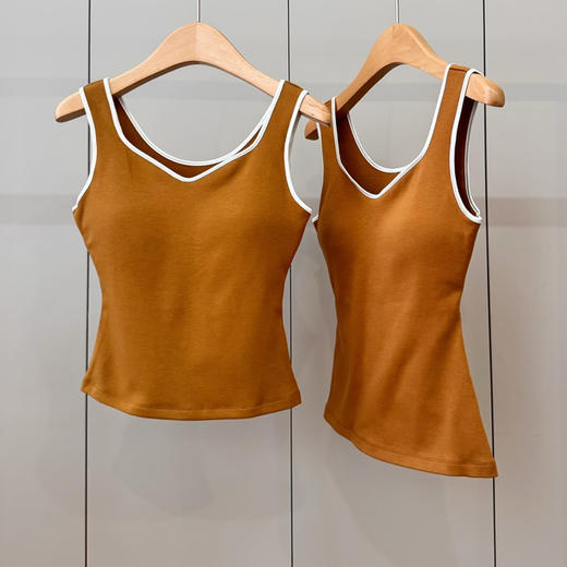 外贸大厂正品德绒背心内衣不跑杯 商品图0