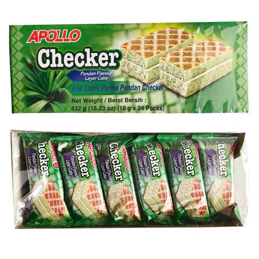 阿波罗双层夹心蛋糕斑斓味432g 商品图2