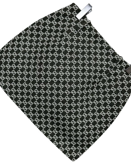 女款羊毛呢提花高腰半裙 可配套装he012 商品图2