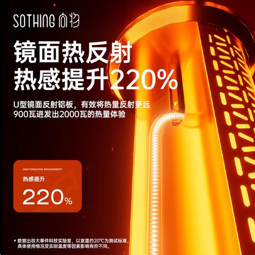 向物圆桌小太阳取暖器DSHJ-S-2325A/B家用小型石墨烯电暖炉烤火电暖器桌下暖脚电暖气 商品图6