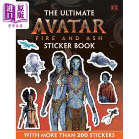 预售 【中商原版】阿凡达3火与烬 贴纸书 英文原版 Avatar Fire and Ash Ultimate Sticker Book DK 阿凡达电影周边书 詹姆斯卡梅隆 可搭设定集