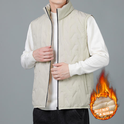 【防风加绒 石墨烯发热 三重保暖】罗蒙ROMON 石墨烯加绒马甲 商品图5