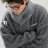 启世录TIWILLTANG“际叠塑形”交错翻领毛衫 商品缩略图1