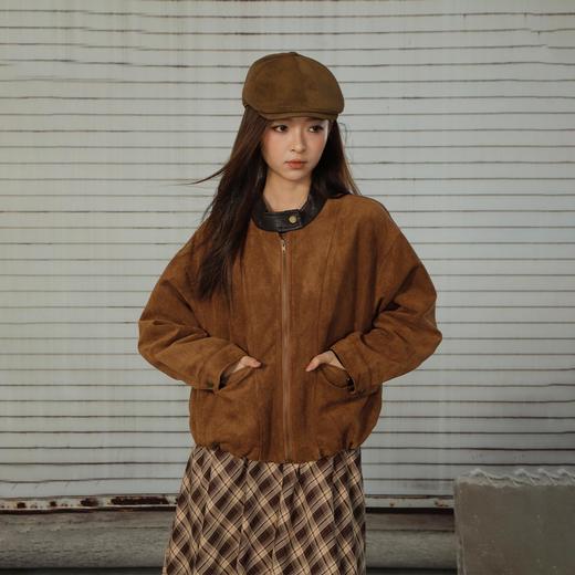 韩系简约麂皮外套-纪念日百货门店同款166743146 商品图1