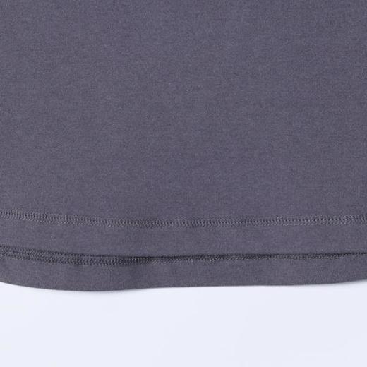 SDSA秋冬新款痞帅男装韩版简约纯色压线圆领长袖T恤百搭舒适上衣 商品图2